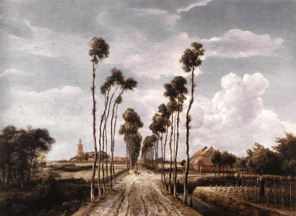 The Alley at Middelharnis by Meyndert Hobbema