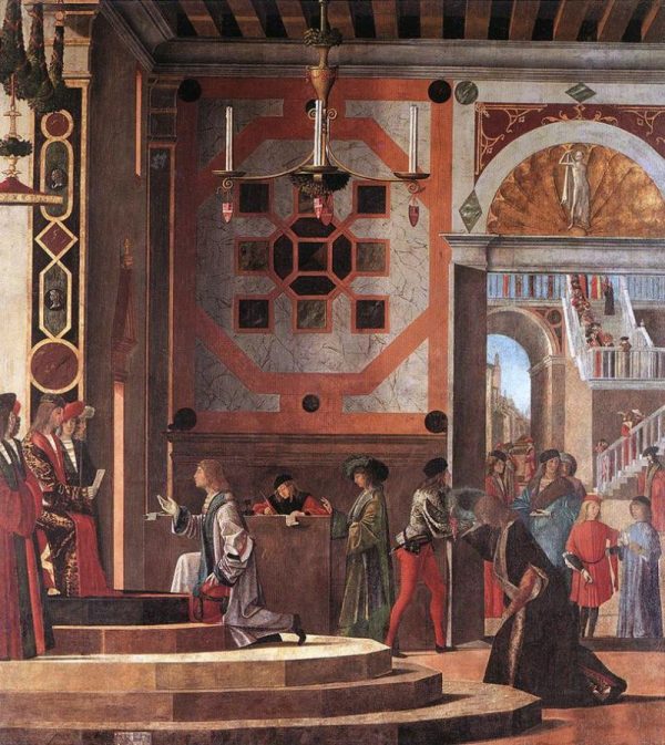 The Ambassadors Depart by Vittore Carpaccio
