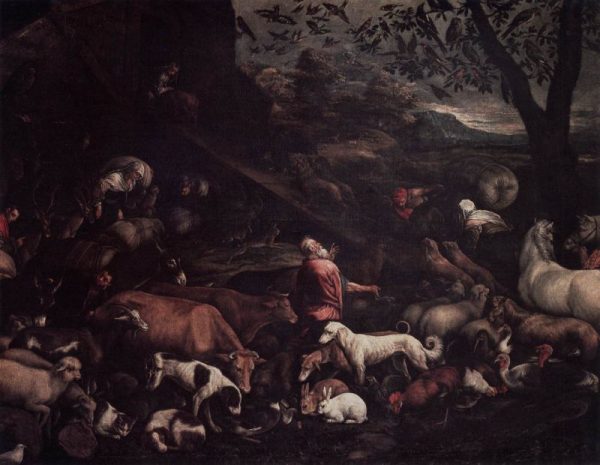 The Animals Entering Noah's Ark by Jacopo Bassano