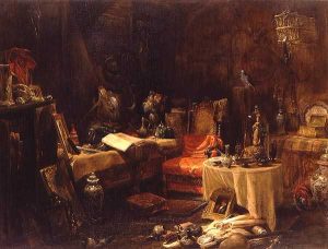 The Antiquary's Cell by Edward William Cooke - hand-painted oil reproduction