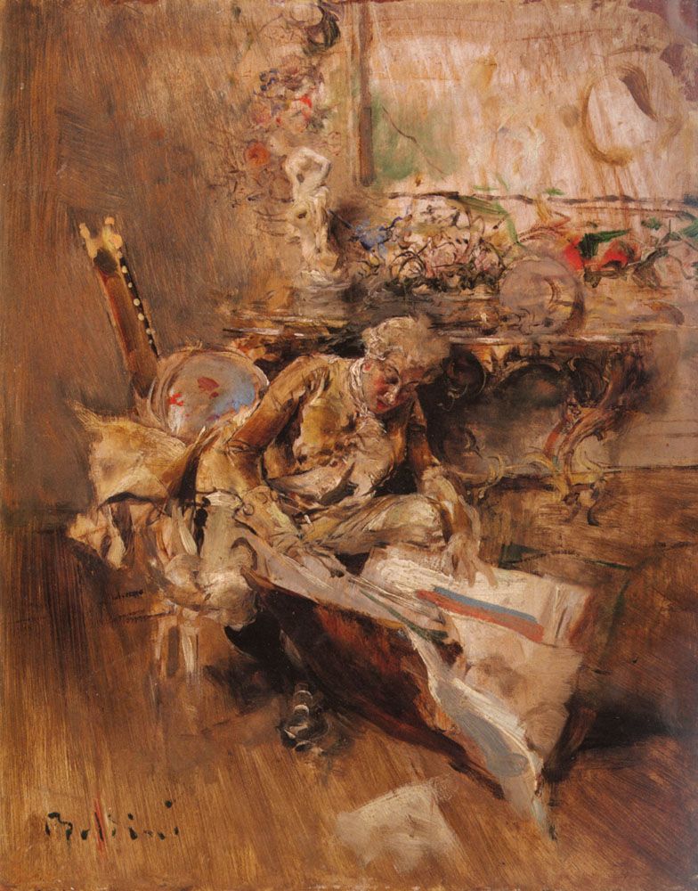 The Art Connoisseur by Giovanni Boldini