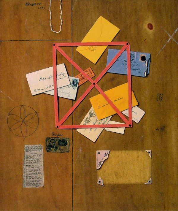 The Artist's Letter Rack by William Michael Harnett
