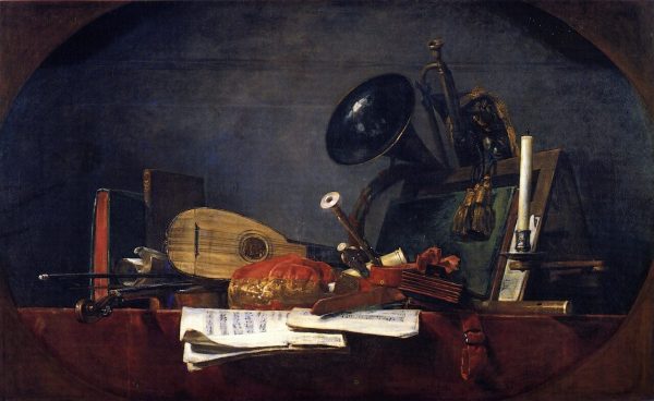 The Attributes of Music by Jean-Baptiste-Simeon Chardin