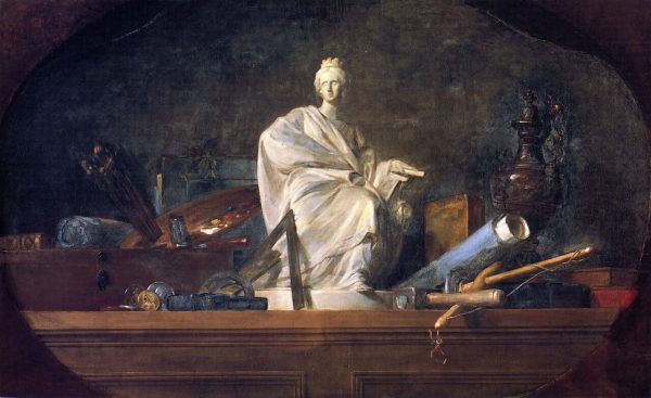 The Attributes of the Arts by Jean-Baptiste-Simeon Chardin