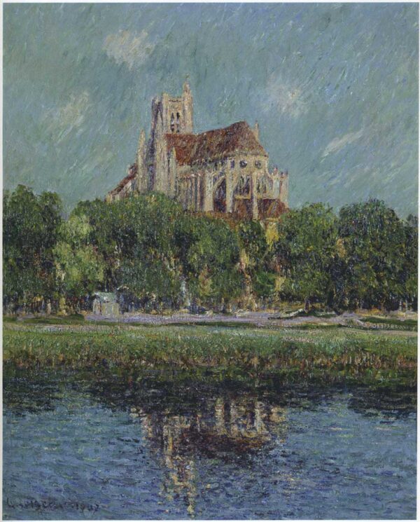 The Auxerre Cathedral II by Gustave Loiseau