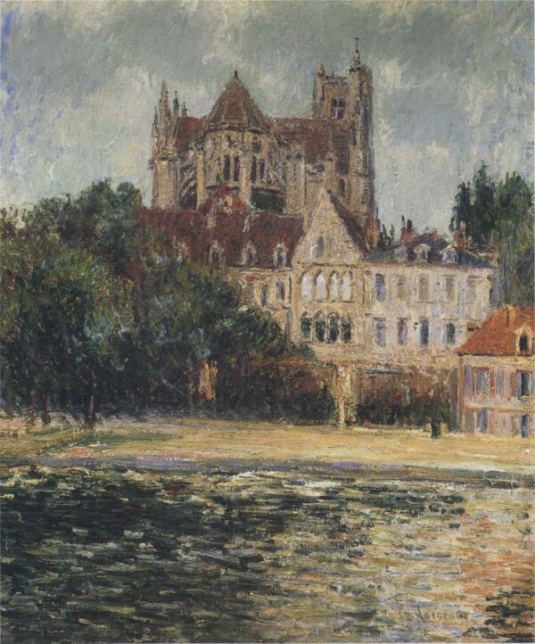 The Auxerre Cathedral III by Gustave Loiseau
