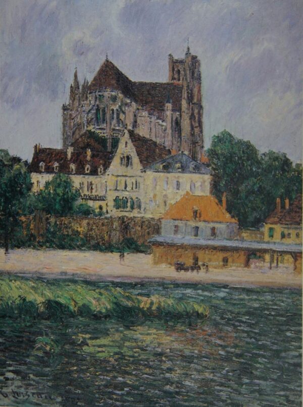 The Auxerre Cathedral IV by Gustave Loiseau