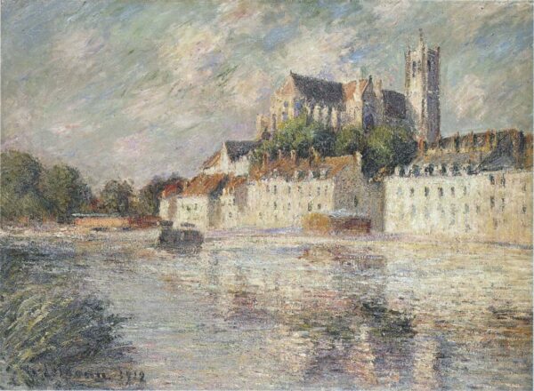 The Auxerre Cathedral V by Gustave Loiseau