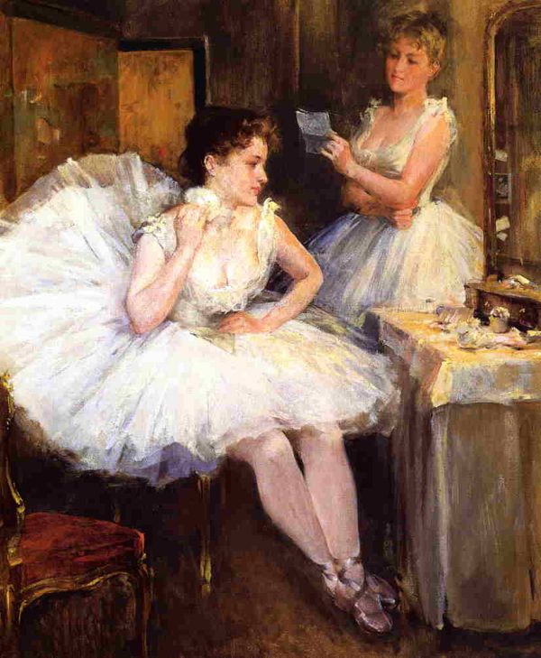 The Ballet Dancers by Willard Metcalf