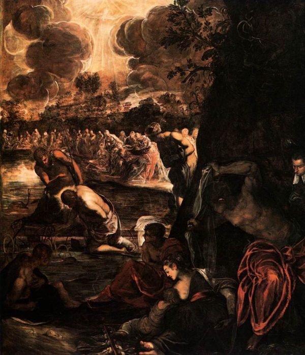 The Baptism of Christ by Tintoretto