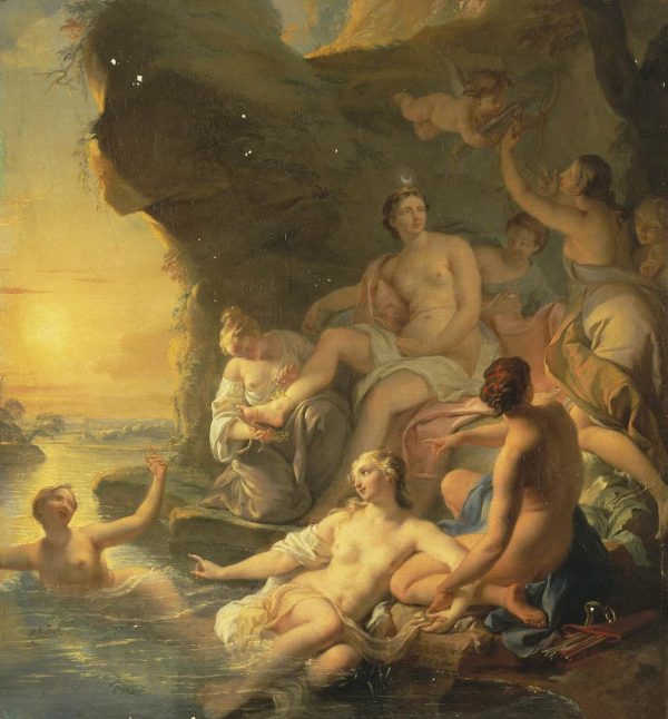 The Bath of Diana by Noel Nicolas Coypel