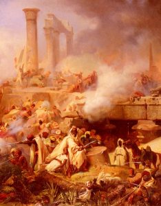 The Battle of Heliopolis by Leon Cogniet - hand-painted oil reproduction