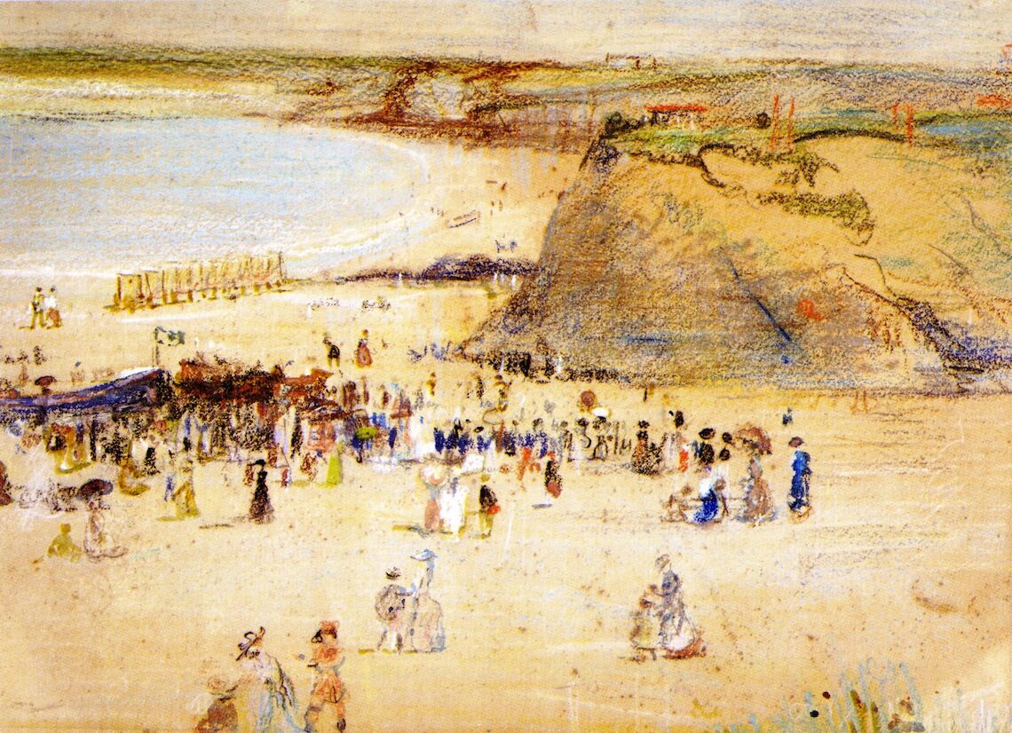The Beach Newquay by Charles Conder
