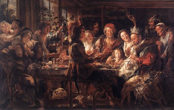 The Bean King II by Jacob Jordaens