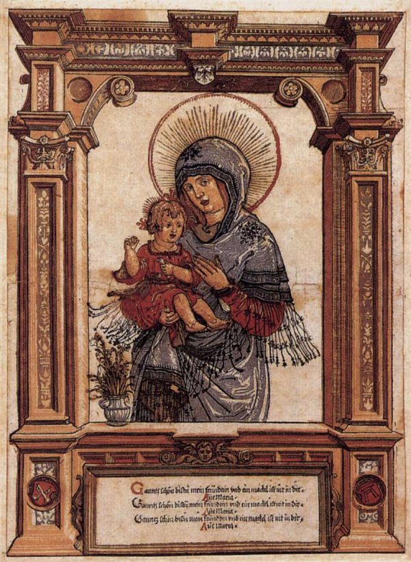 The Beautiful Virgin of Regensburg by Albrecht Altdorfer