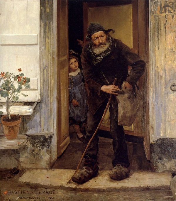 The Beggar by Lepage Jules Bastien