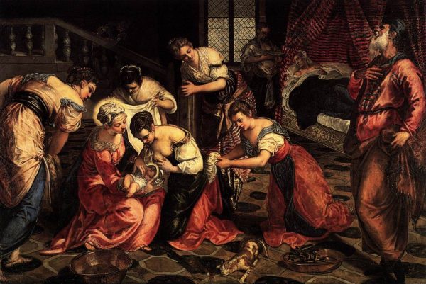 The Birth of John the Baptist by Tintoretto