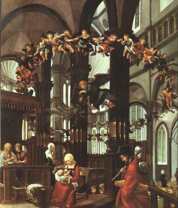 The Birth of the Virgin by Albrecht Altdorfer
