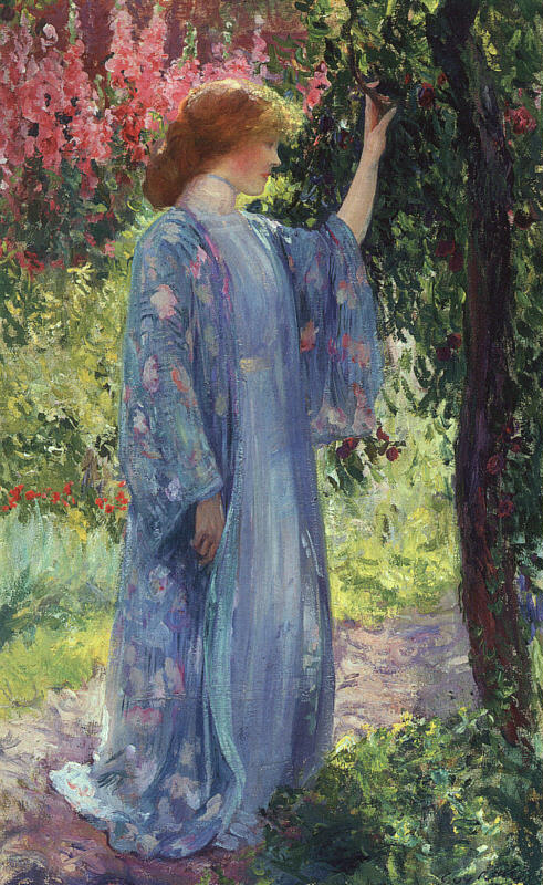 The Blue Kimono by Guy Rose