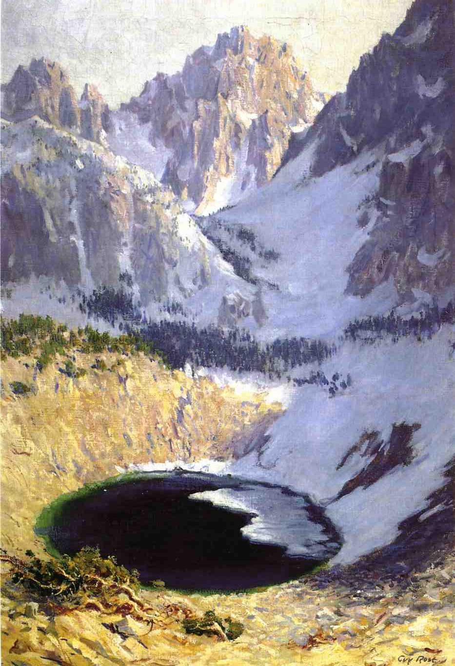 The Blue Pool near Mt. Whitney by Guy Rose