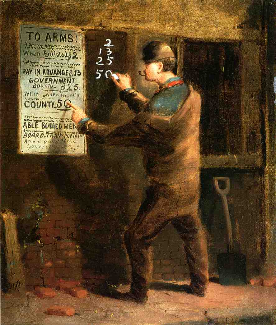 The Bounty Hunter by David Gilmour Blythe - hand-painted oil reproduction