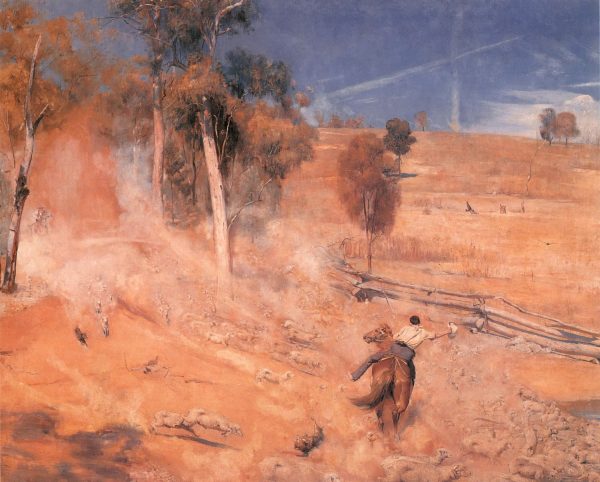 The Break Away by Tom Roberts