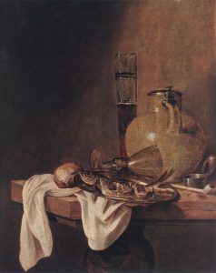 The Breakfast by Abraham van Beyeren - hand-painted oil reproduction