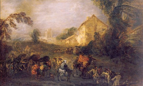 The Burdens Of War by Antoine Watteau