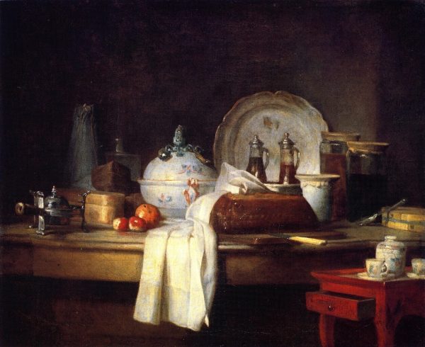 The Butlers Table by Jean-Baptiste-Simeon Chardin