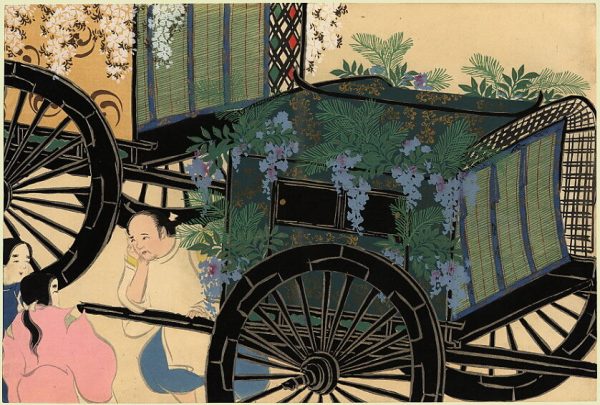 The Carriages by Kamisaka Sekka