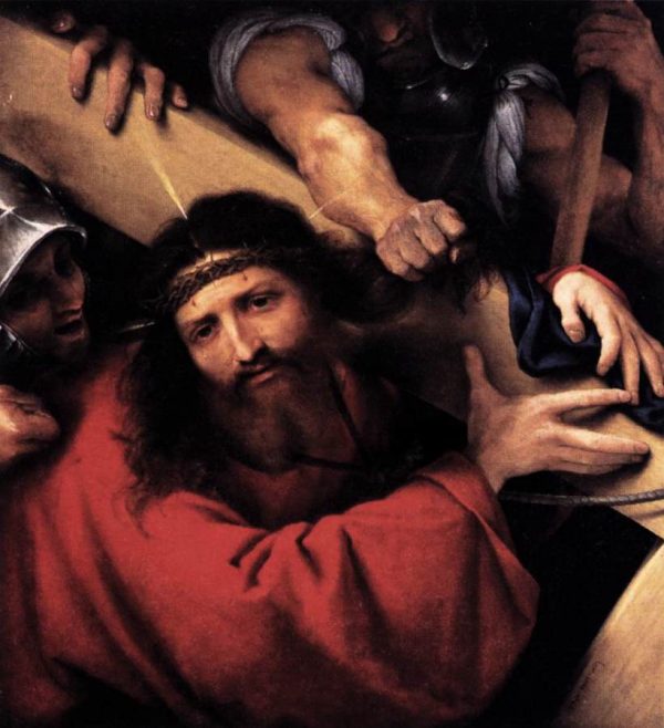 The Carrying Of The Cross by Lorenzo Lotto