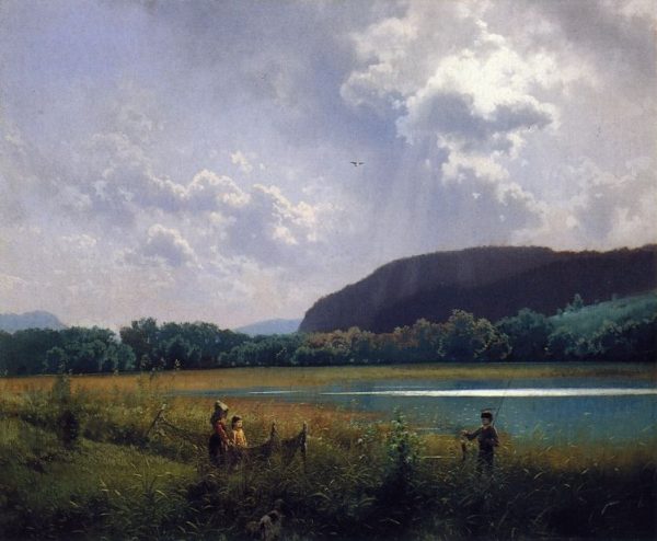 The Catch by Hermann Ottomar Herzog