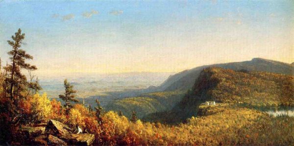 The Catskill Mountain House by Sanford Robinson Gifford