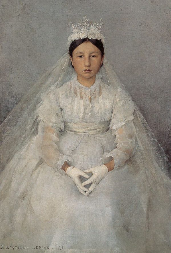 The Communicant by Lepage Jules Bastien
