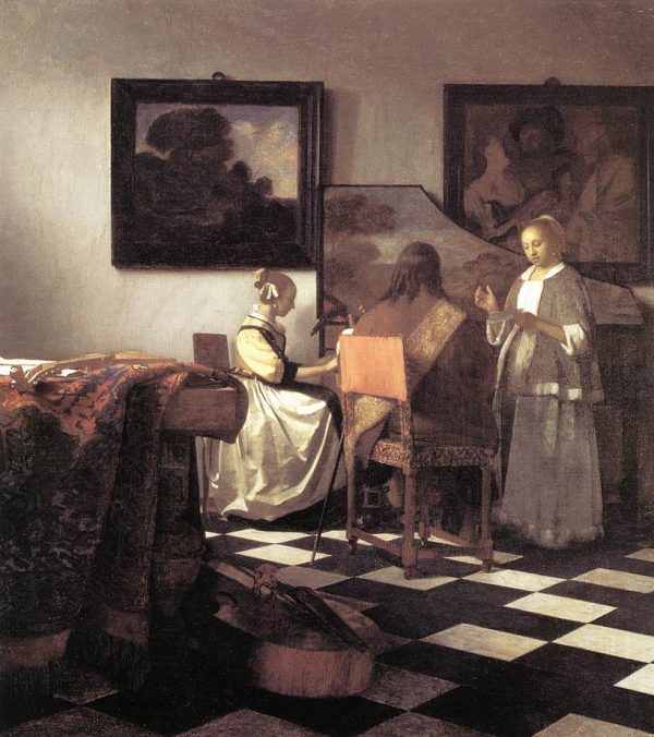 The Concert by Johannes Vermeer