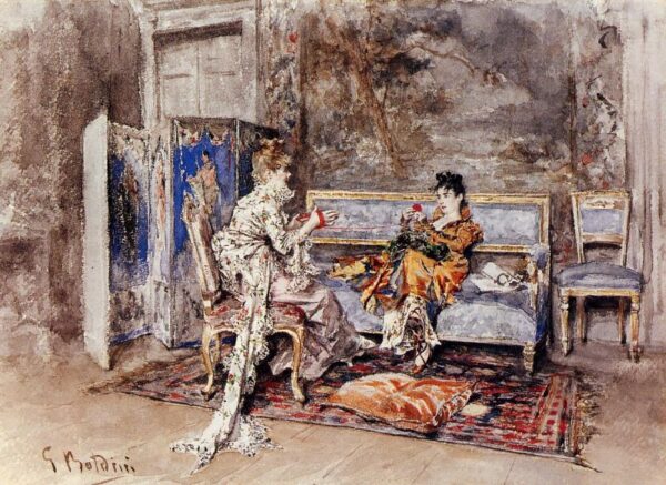 The Conversation by Giovanni Boldini