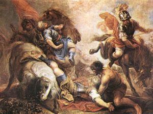 The Conversion of St Paul by Juan Antonio Escalant - hand-painted oil reproduction