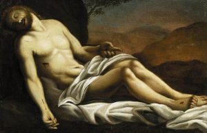 The Dead Christ by Sisto Badalocchio - hand-painted oil reproduction