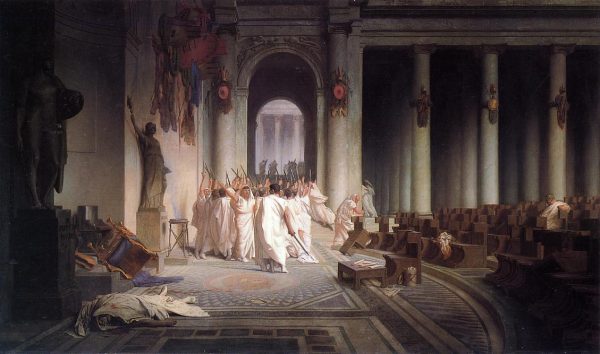The Death of Caesar by Jean-Leon Gerome