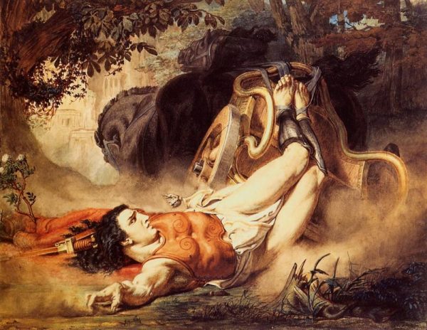 The Death of Hippolytus by Lawrence Alma-Tadema