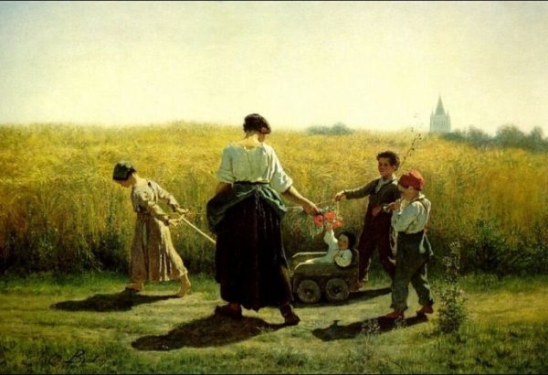 The Departure for the Fields by Jules Breton
