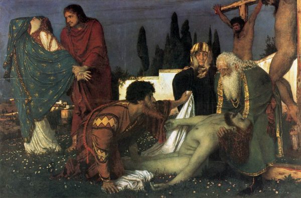 The Deposition by Arnold Bocklin