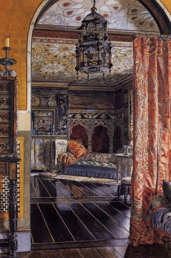 The Drawing Room at Townshend House by Lawrence Alma-Tadema