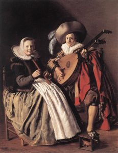 The Duet by Jan Miense Molenaer - hand-painted oil reproduction