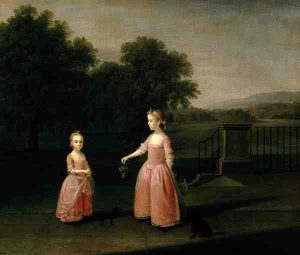 The Edgar Children by Arthur William Devis - hand-painted oil reproduction