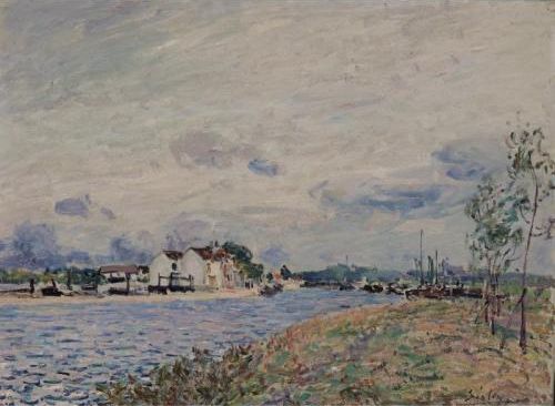 The Embankments of the Loing at Saint-Mammes