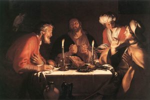 The Emmaus Disciples by Abraham Bloemaert - hand-painted oil reproduction