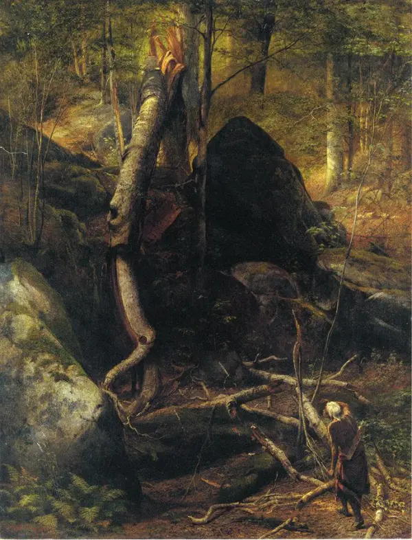 The Fallen Landmark by William Holbrook Beard, hand-painted oil painting reproduction