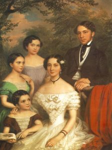 The Family Degenfeld by Miklos Barabas - hand-painted oil reproduction