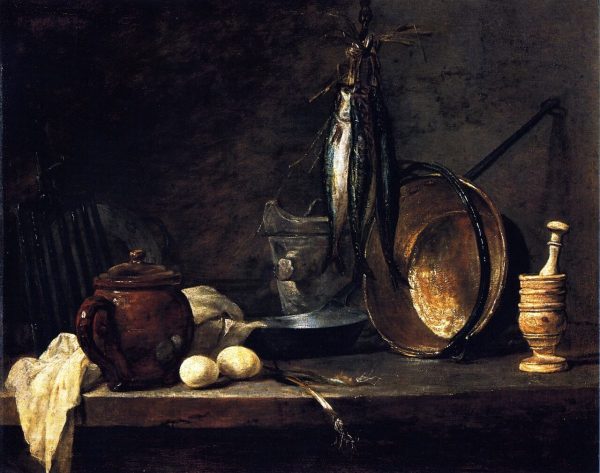 The Fast Day Meal by Jean-Baptiste-Simeon Chardin